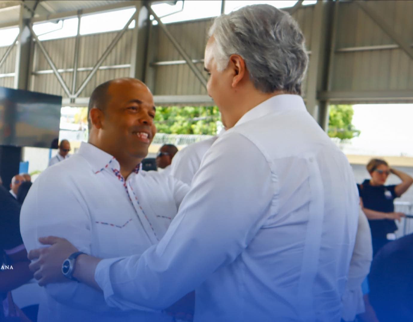 Ministro Luis Miguel De Camps y Director Eddy Chávez